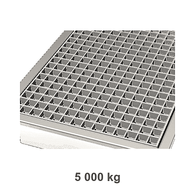 Rostfritt rutgaller 5 000 kg