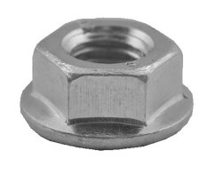 Flänsmutter M6MF M 8 FZB Räff. 100-pack