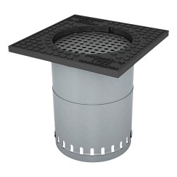 Dagvattenbrunn DVB 300x300 för stuprör, gjutjärnsram