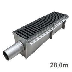 Dryline Modul HC Golvränna längd 28000mm gavelutlopp 110mm 25ton