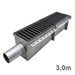 Dryline Modul HC Golvränna längd 3000mm gavelutlopp 110mm 25ton