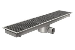 Hygienisk golvränna FURO176, bredd 300 mm