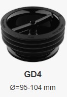 Luktstopp Green Drain GD4 Ø=95-104 mm