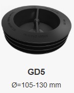 Luktstopp Green Drain GD5 Ø=105-130 mm