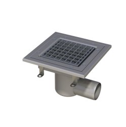 Golvbrunn MR 822 160x160 mm för golv beklätt med plastmatta