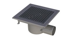 Golvbrunn MR 852 300x300 mm för golv beklätt med plastmatta