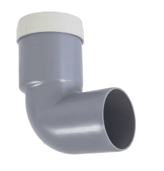 Wafix PP grå WC-böj mjuk 110 88,5°