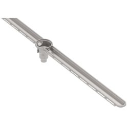 Hygienränna BLÜCHER HygienicPro 150 mm med mittutlopp, låg modell med bottenutlopp