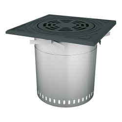 Markbrunn GVB 450x450, gjutjärnsgaller