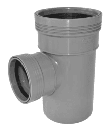 Wafix PP grå grenrör 110x75 88,5°