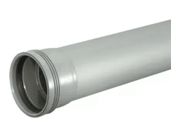 Wafix PP grå rör m muff 75 2m