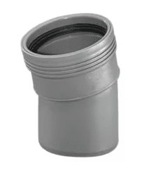 Wafix PP grå böj 50 15°