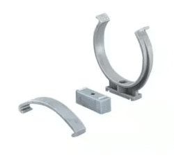 Wafix PP grå rörbärare m dist/bygel 50