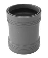 Wafix PP grå dubbelmuff 110