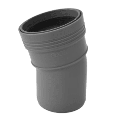 Wafix PP grå böj 75 15°