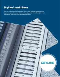 Produktinformation DRYLINE markrännor