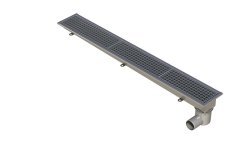 Smal golvränna MR 810 för betonggolv