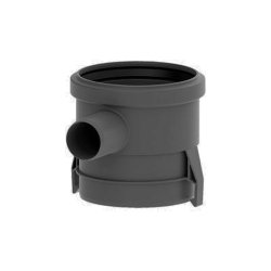 Unidrain Förhöjningsstycke Hörnavlopp, H 95 mm Ø40 mm sida