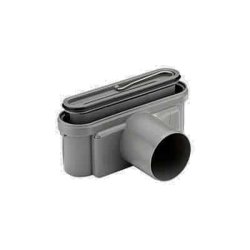 Unidrain 1411 Utloppshus Ø75 sida med vattenlås lågbyggt (H 86 mm)