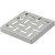 3 mm kvadratiskt galler BLÜCHER