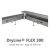 DryLine® FLEX 300 markränna i rostfritt stål, bredd 300 mm