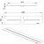Måttskiss Galler Line Copenhagen plastmatta 700 103x700mm BLÜCHER