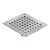 Kvadratisk duschbrunn låg 145x145mm BLÜCHER