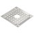 Kvadratiskt galler Vienna, urtag A 140x140mm BLÜCHER