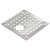 Kvadratiskt galler Vienna, urtag B 140x140mm BLÜCHER