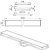 Måttskiss Montageset Line Tokyo 900 130x900mm BLÜCHER