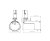 Måttskiss – Råttstopp TX11 LOCK 125 för invändig rördiameter 123–128 mm