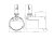 Måttskiss – Råttstopp TX11 LOCK 160 för invändig rördiameter 157–182 mm