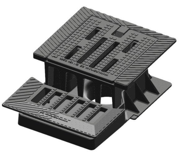 Dagvattenbrunnsbetäckning - Kombi Plus