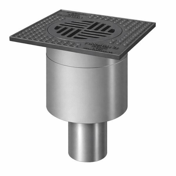 Dagvattenbrunn UTAN dränering för vägbanor och innergårdar GBY för 300x300 25ton med sandfång