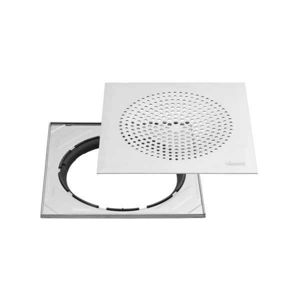 Klinkerram Vieser Modern rostfri med justerbar ram 197×197