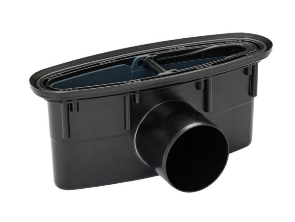 Vieser Kaita golvbrunn DN75 sida med monteringsplatta 700–1200 mm