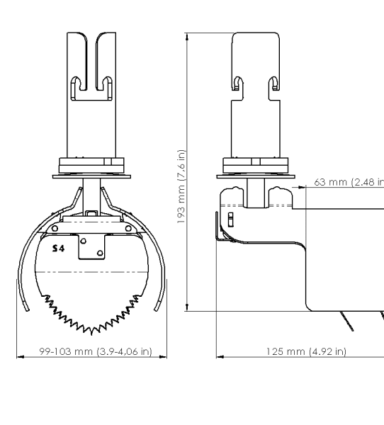 TX11 LOCK 110 t. rengörings-/spolningsbrunn m. 160/200mm opf. rör