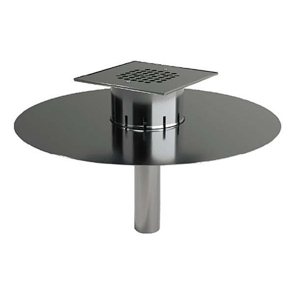 Balkongbrunn BB 190x190 med underdel PK bottenutlopp