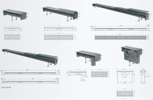 DRYLINE Modul 2500mm