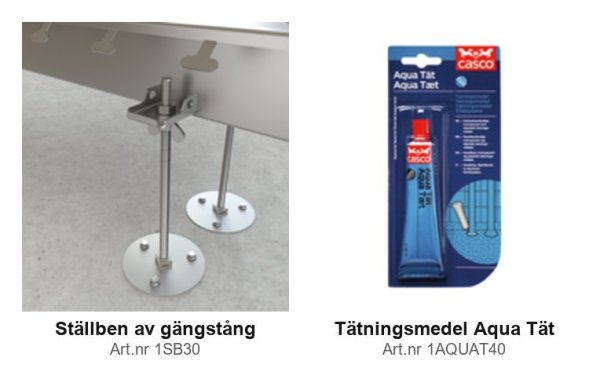 Installationstillbehör Golvränna med galler för livsmedelsindustri FURO167 LIB