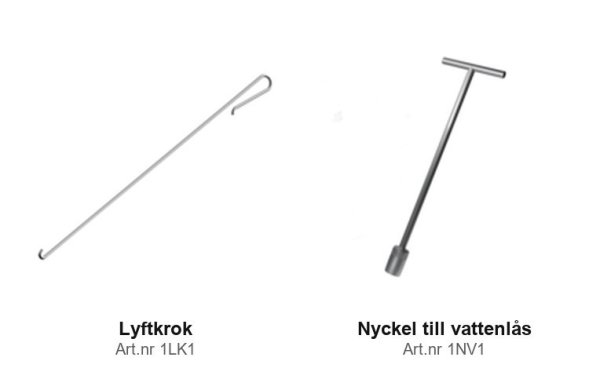 Tillbehör Golvränna med slits för livsmedelsindustri FURO168 LIB