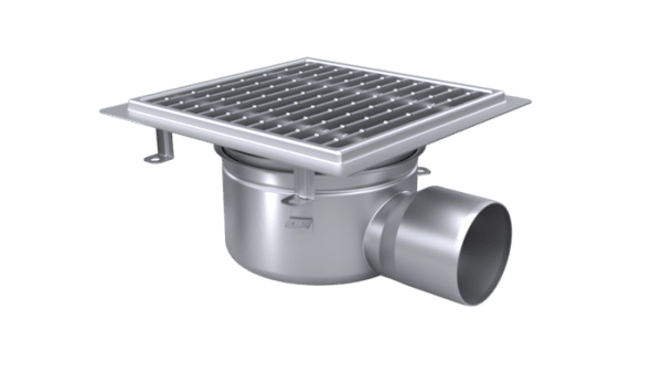 Golvbrunn FURO clean™ hygienbrunn FURO173 sidoutlopp
