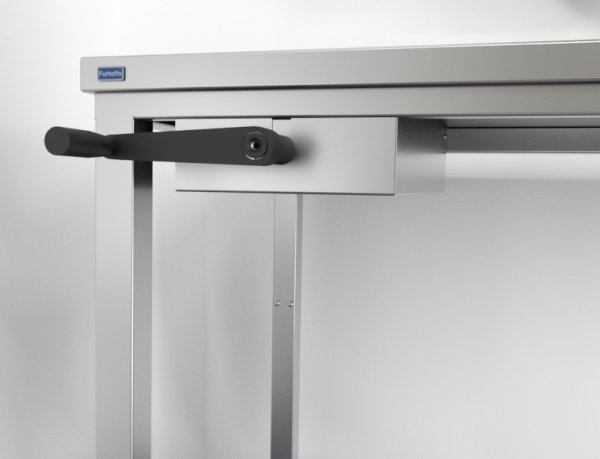 Manuell höjdjusterbar hygienbänk FURO 918-M – måttskiss 2