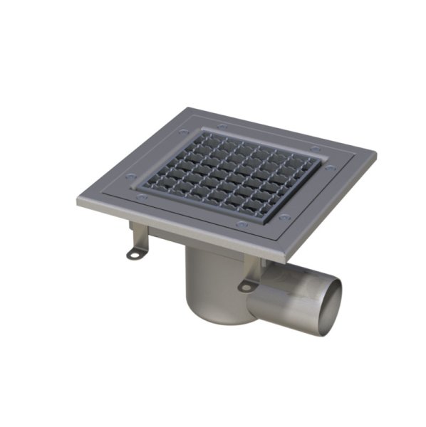 Golvbrunn MR 822 160x160 mm för golv beklätt med plastmatta