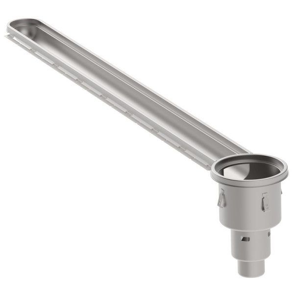 Hygienränna BLÜCHER HygienicPro 150 mm med gavelutlopp, medium modell