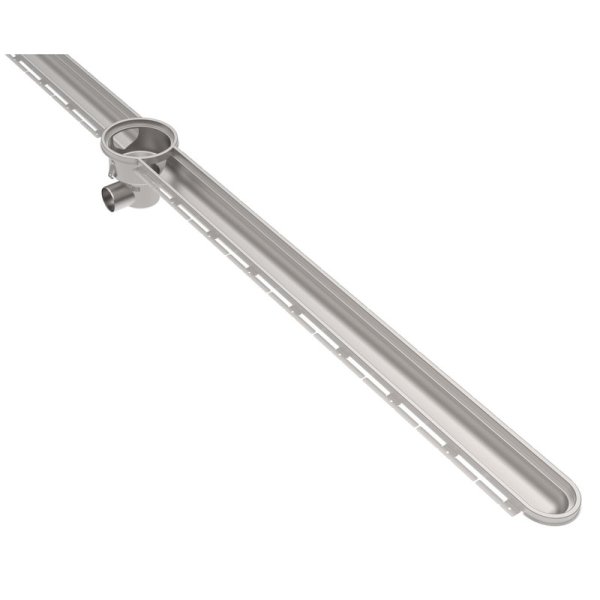 Hygienränna BLÜCHER HygienicPro 150 mm med mittutlopp, låg modell med sidoutlopp