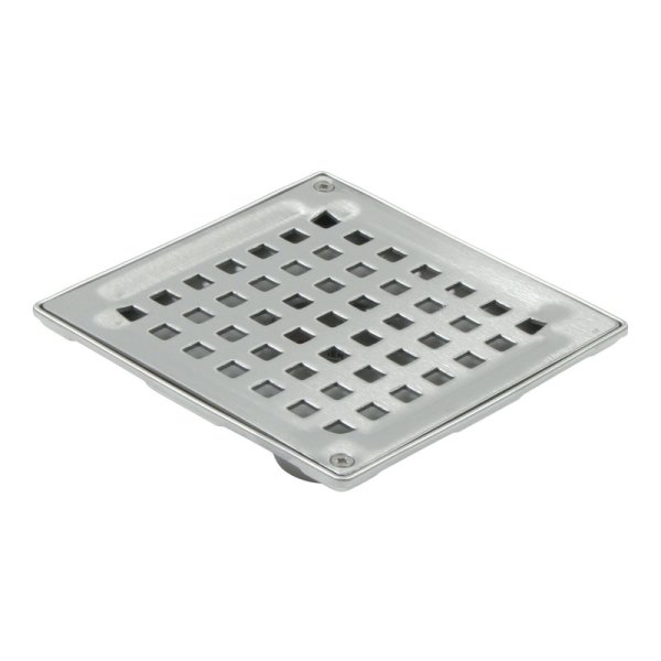 Kvadratisk duschbrunn låg 145x145mm BLÜCHER