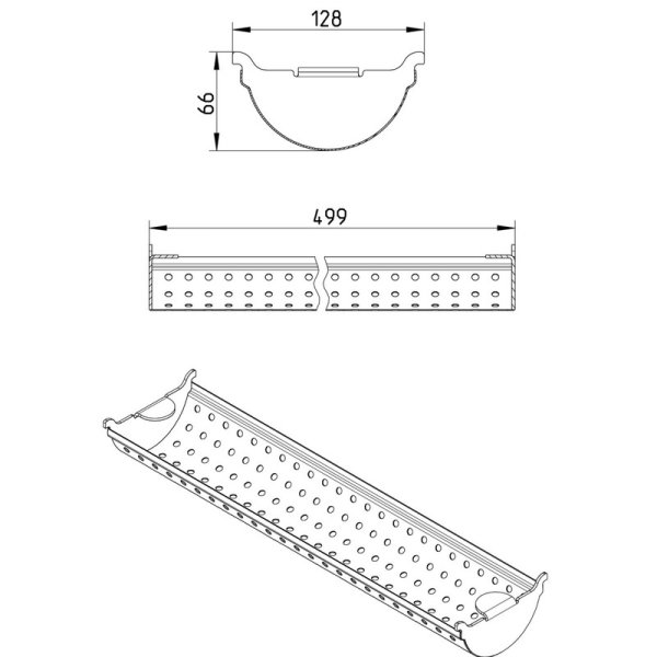 Måttskiss HygienicPro-filter BLÜCHER 780.005.150.05