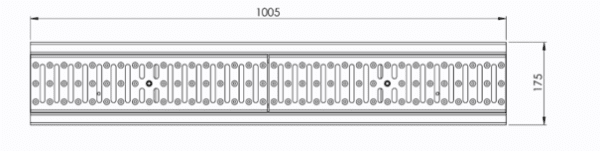 Måttskiss Modul 175x1000