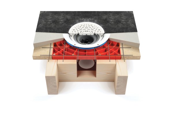 Monteringsplatta 2 för golvbrunnar